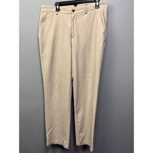 Dunning Golf Pants Mens‎ 34x32 Everbest Performance Beige Stretch Actual 36x31
